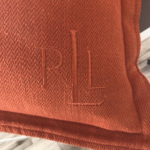Lauren Ralph Lauren Bedding Ralph Lauren Long Burnt Orange Bolster